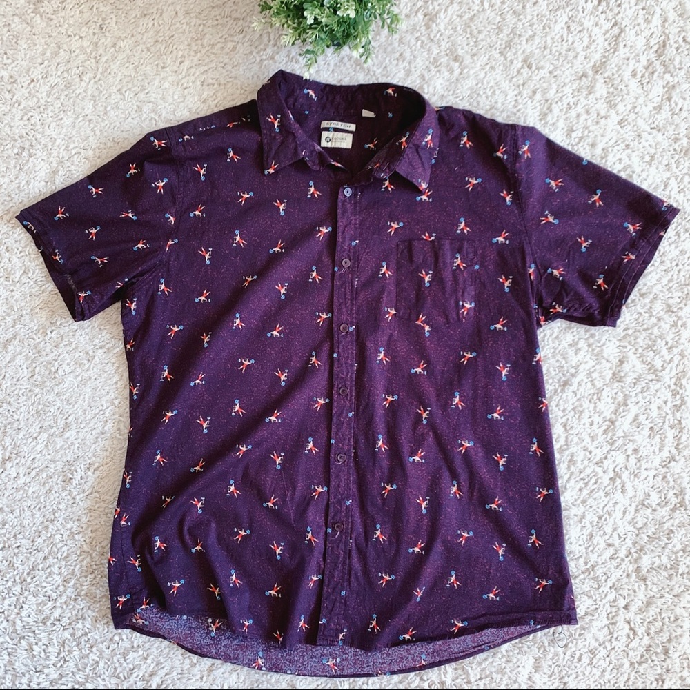 Haggar Clothing Men's Casual Button-Down